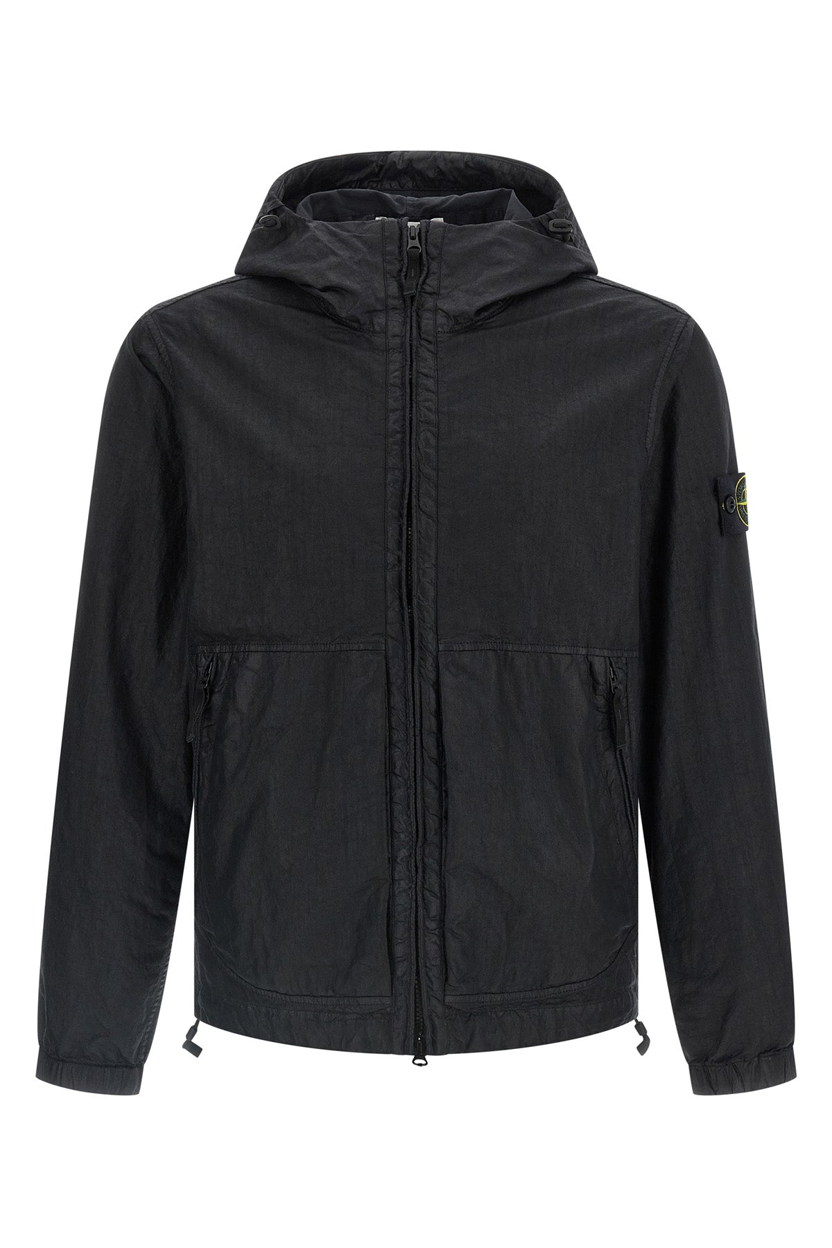 4100053 jacket in panama woven calendered fabric