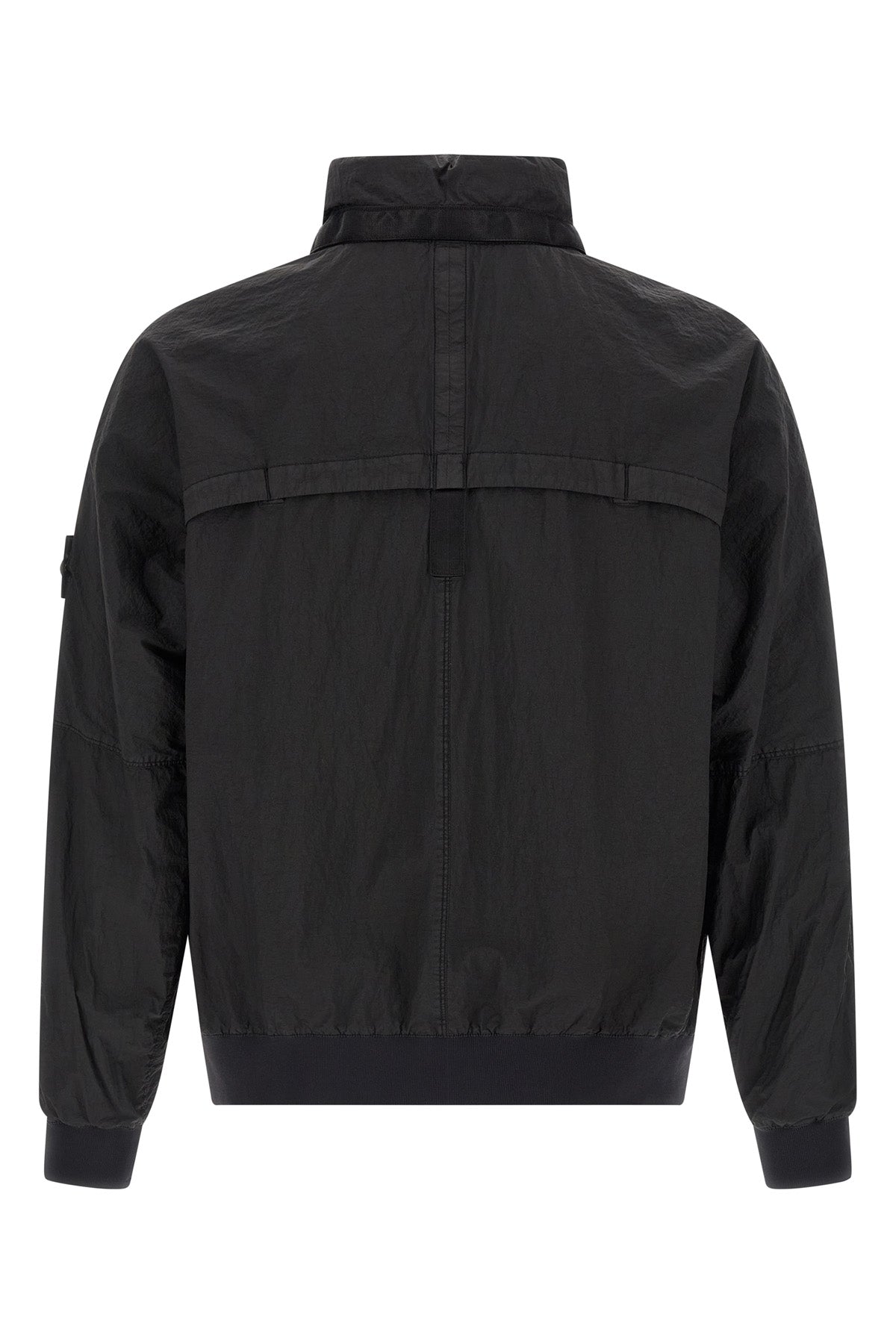slightly water-repellent nylon metal watro bomber jacket