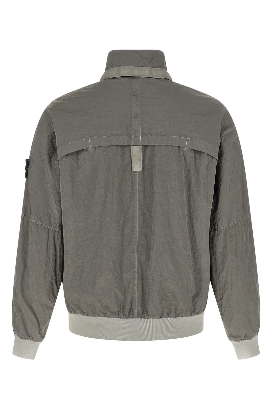 STONE ISLAND M slightly water-repellent nylon metal watro bomber jacket