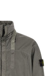 slightly water-repellent nylon metal watro bomber jacket