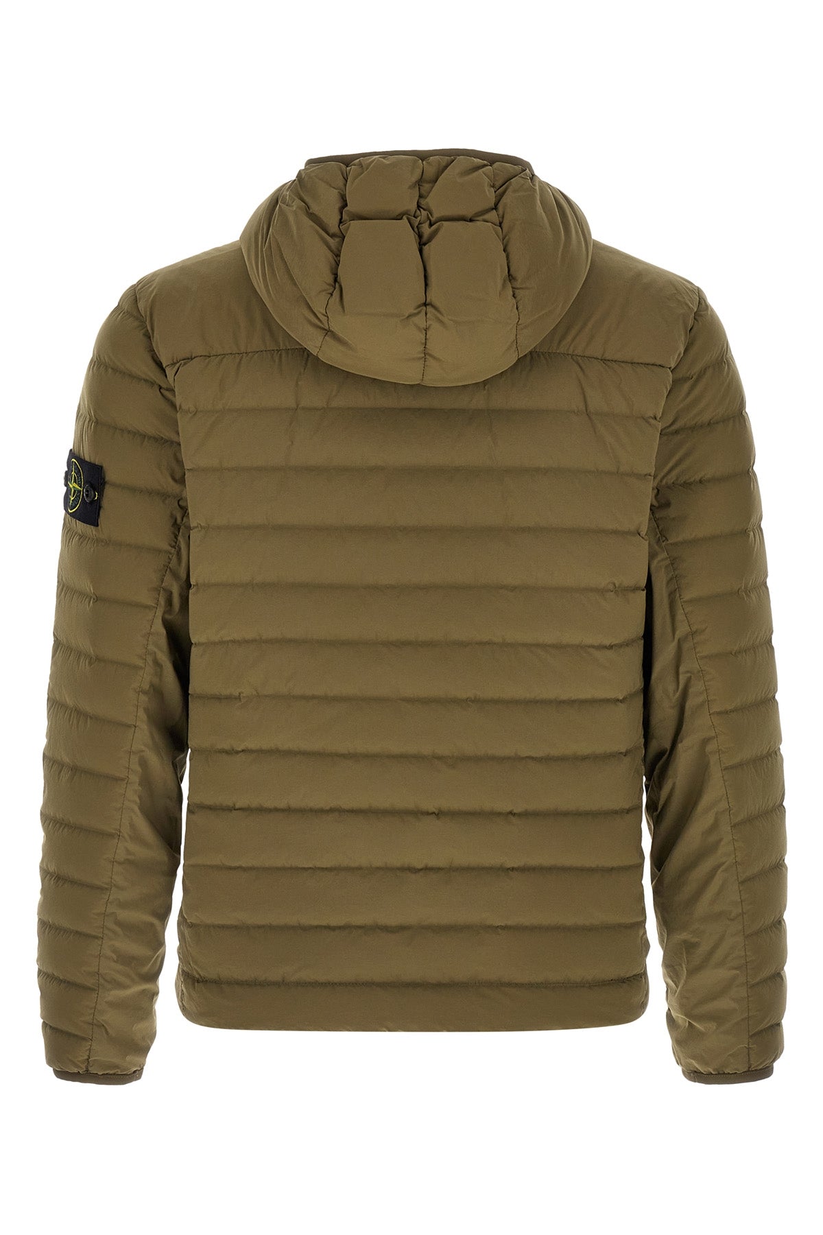 4100106 down jacket in lightweight one-layer stretch fabric garment-dyed