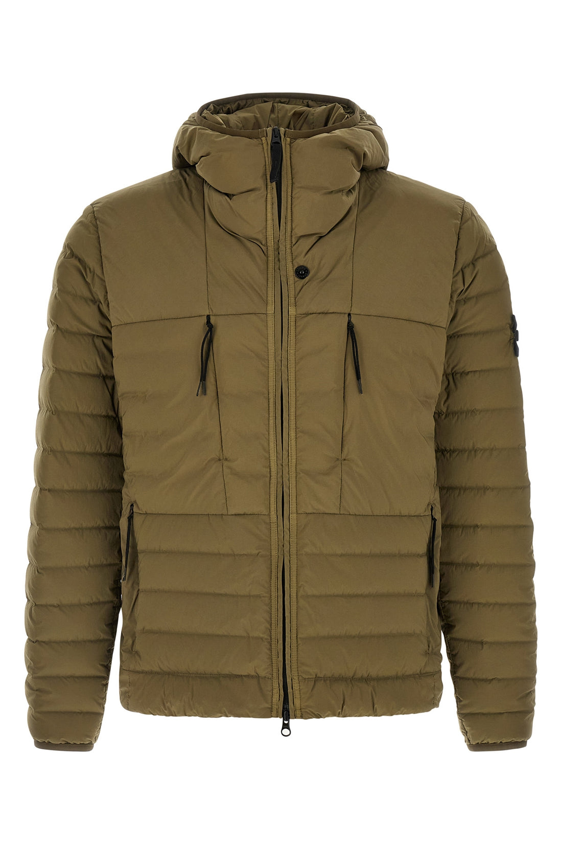 STONE ISLAND L 4100106 down jacket in lightweight one-layer stretch fabric garment-dyed
