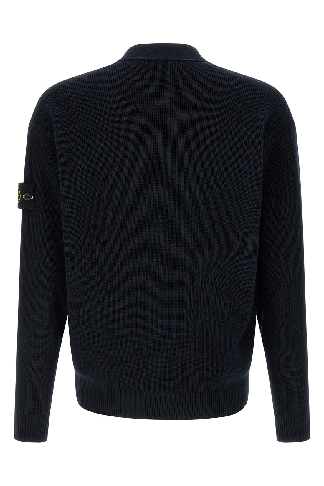STONE ISLAND XL 5100009 ribbed cotton cardigan