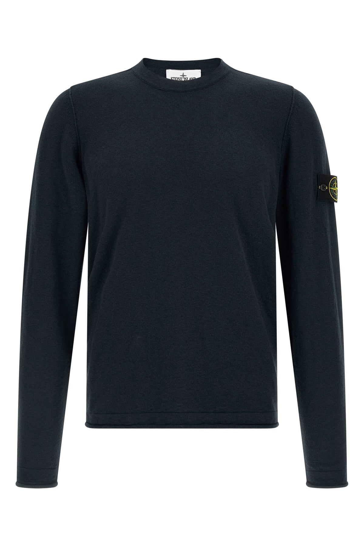 5100052 knit sweater in 14 fineness shaved cotton and nylon blend knit