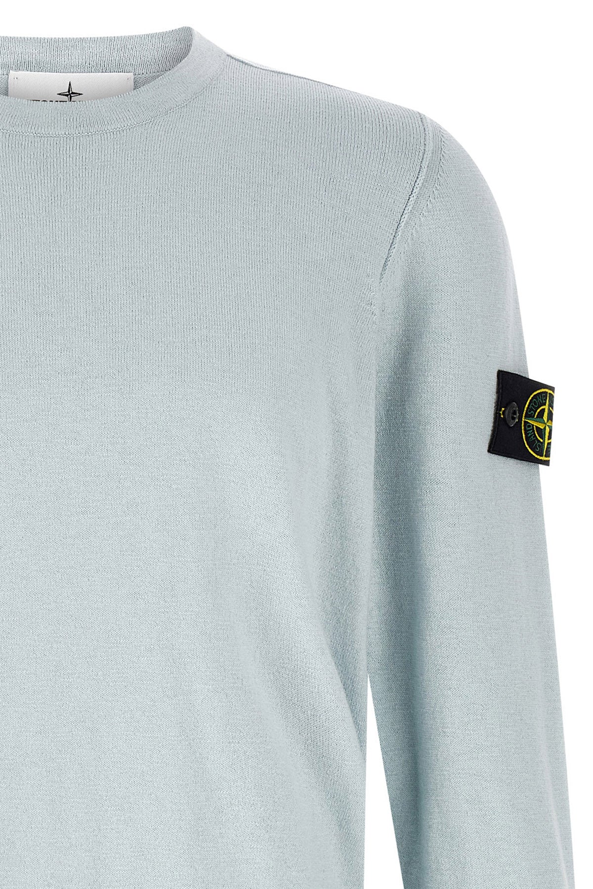 5100052 knit sweater in 14 fineness shaved cotton and nylon blend knit