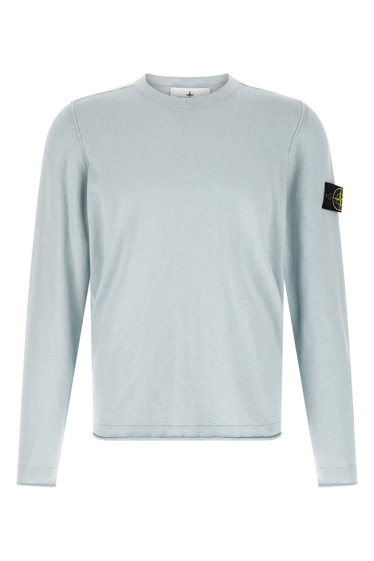 5100052 knit sweater in 14 fineness shaved cotton and nylon blend knit