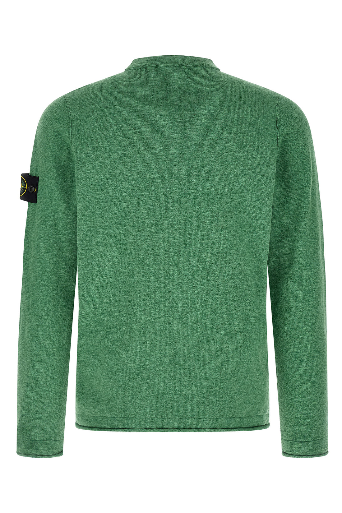 STONE ISLAND L 5100052 knit sweater in 14 fineness shaved cotton and nylon blend knit