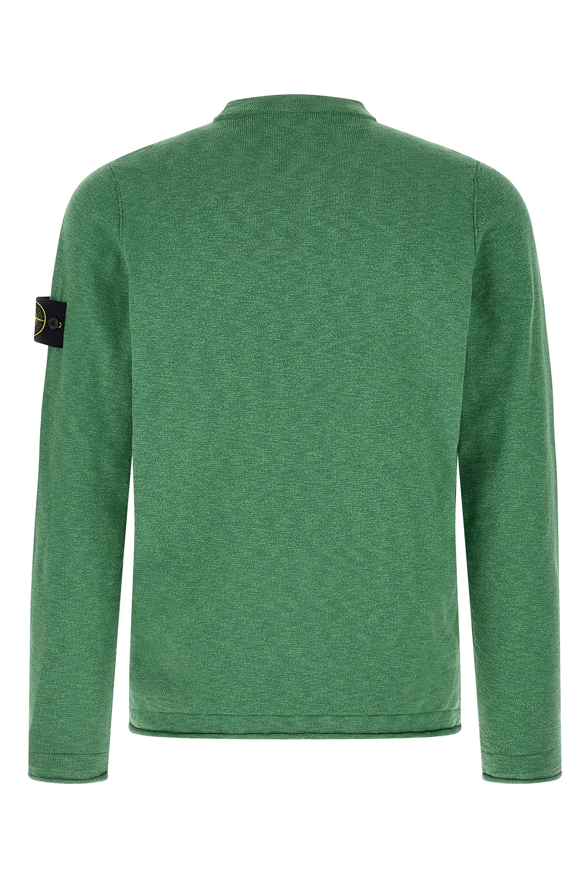 5100052 knit sweater in 14 fineness shaved cotton and nylon blend knit