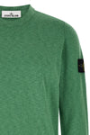5100052 knit sweater in 14 fineness shaved cotton and nylon blend knit