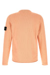 5100052 knit sweater in 14 fineness shaved cotton and nylon blend knit