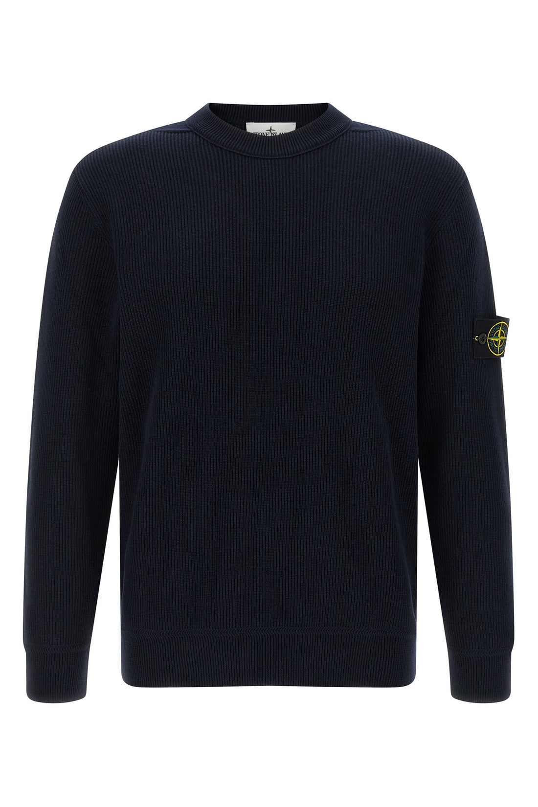 STONE ISLAND L 5100154 ribbed cotton sweater