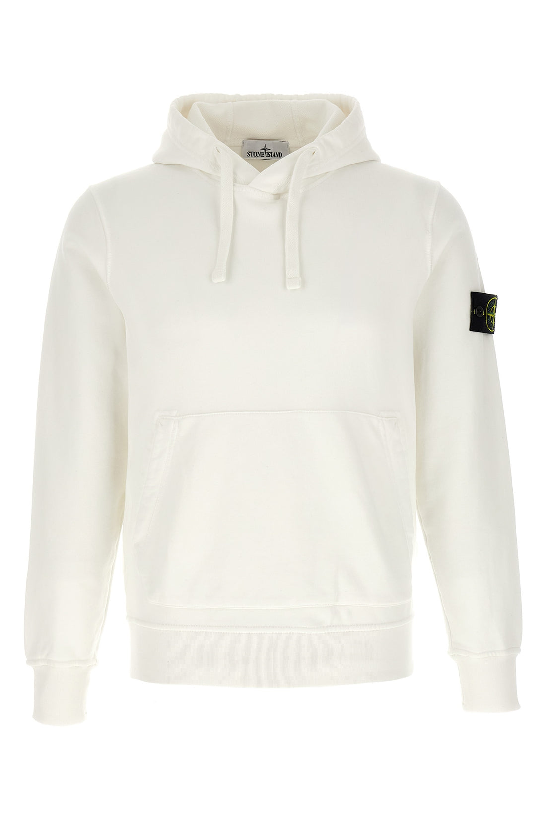 STONE ISLAND L garment-dyed cotton 6100062 hoodie of intermediate heaviness