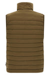 g100007 down vest in a one-layer lightweight stretch fabric garment-dyed