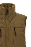 g100007 down vest in a one-layer lightweight stretch fabric garment-dyed
