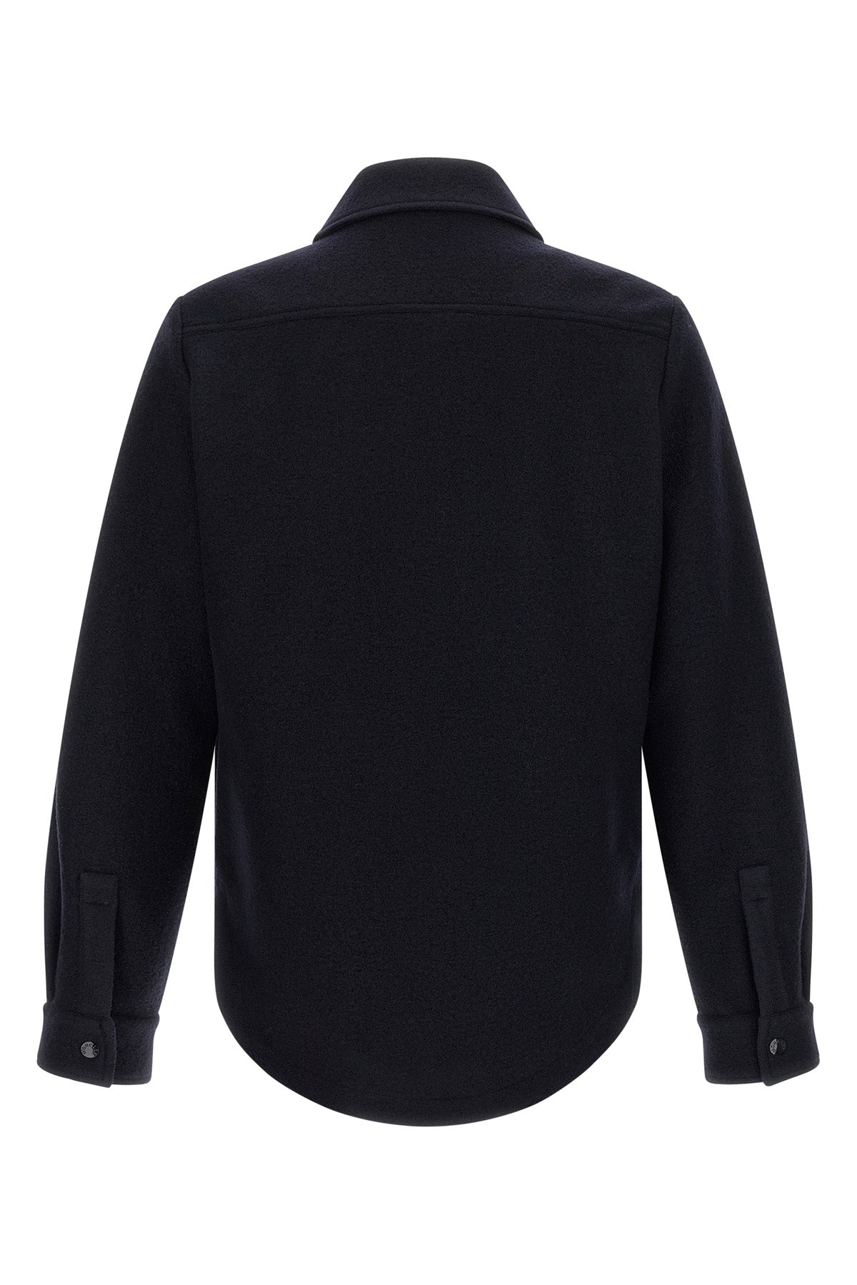 monclers pure virgin wool cloth overshirt