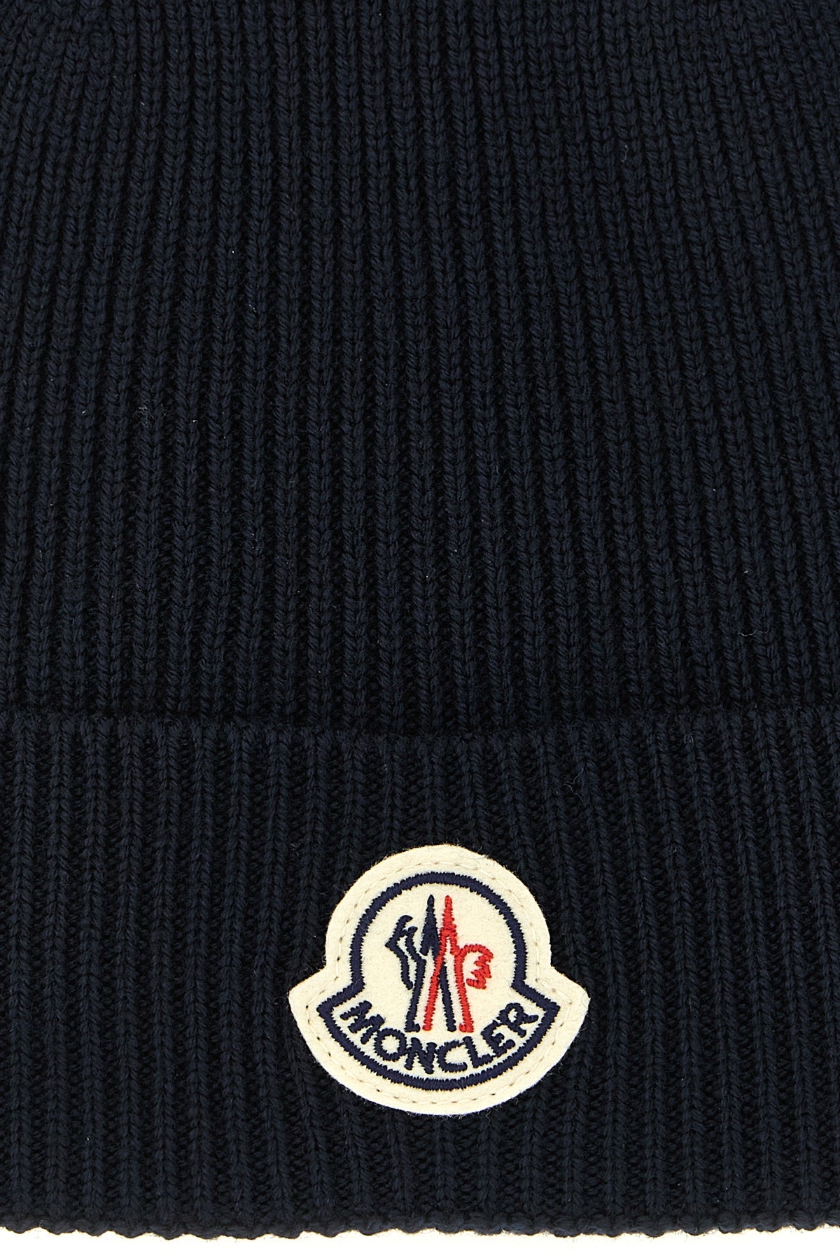 the moncler pure virgin wool beanie