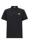the moncler polo shirt in cotton piquet