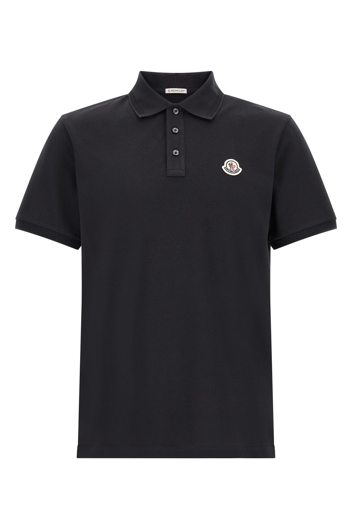 the moncler polo shirt in cotton piquet