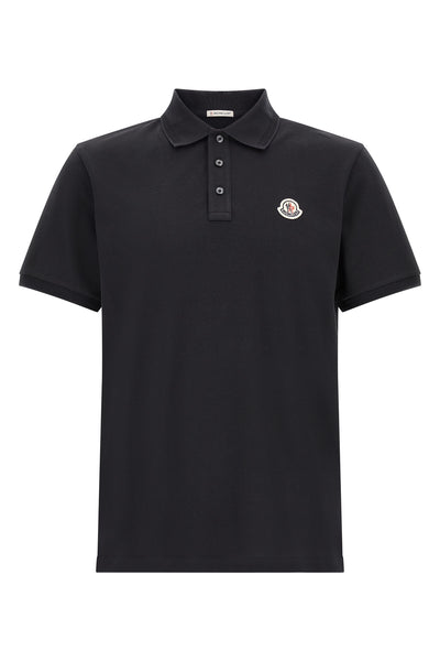 the moncler polo shirt in cotton piquet