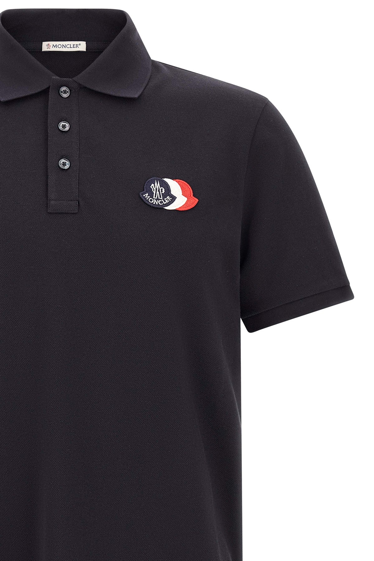 the moncler short-sleeved polo shirt