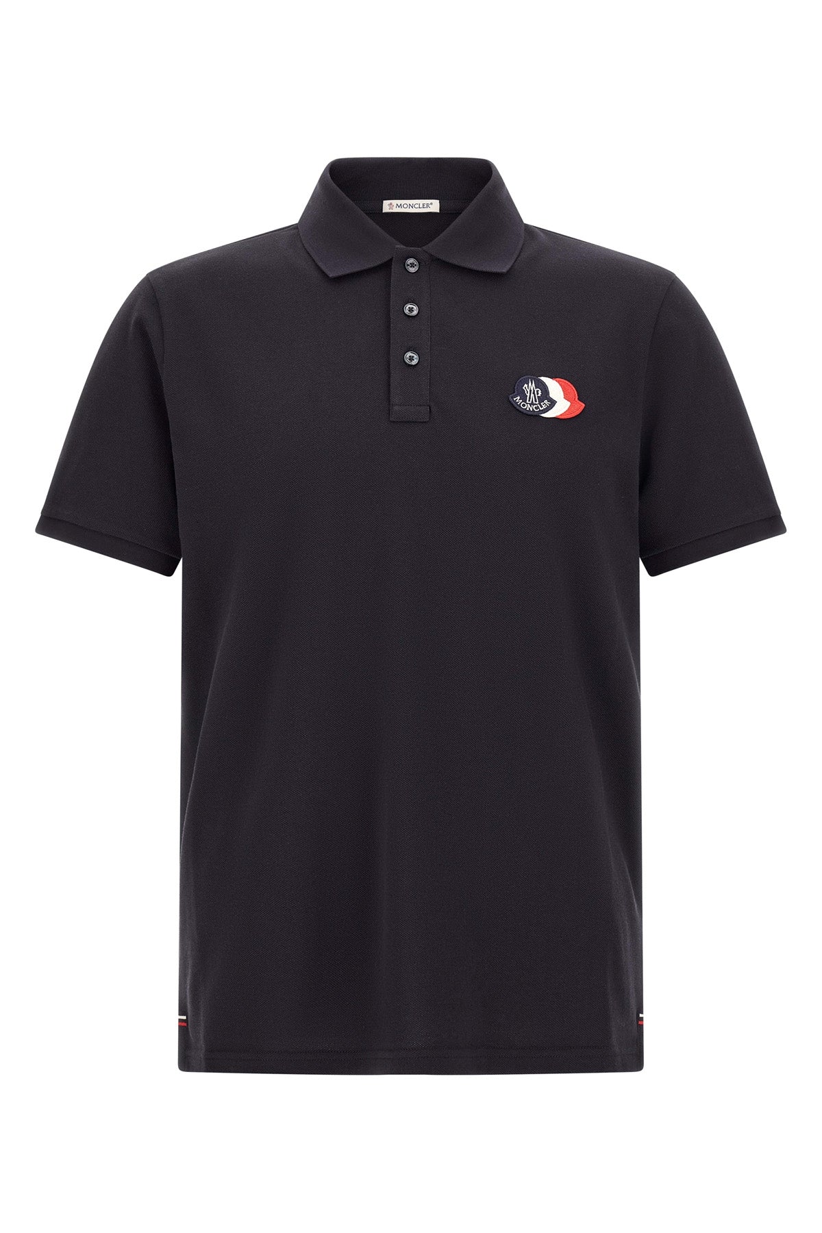 the moncler short-sleeved polo shirt