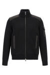 the moncler padded wool zip-up cardigan