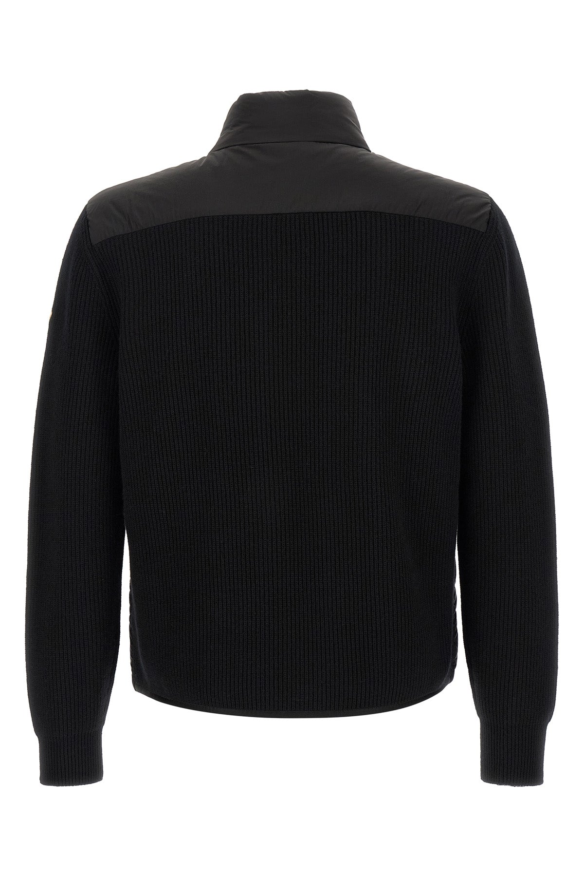 the black moncler cardigan