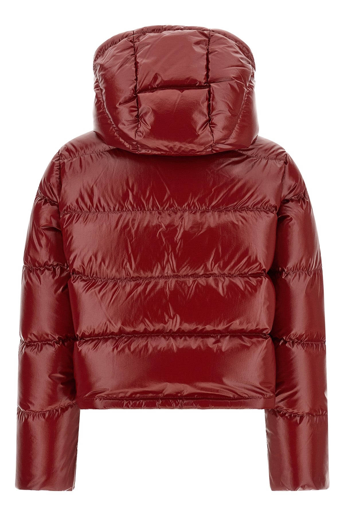 the moncler niveole short down jacket redefines the codes of outerwear through