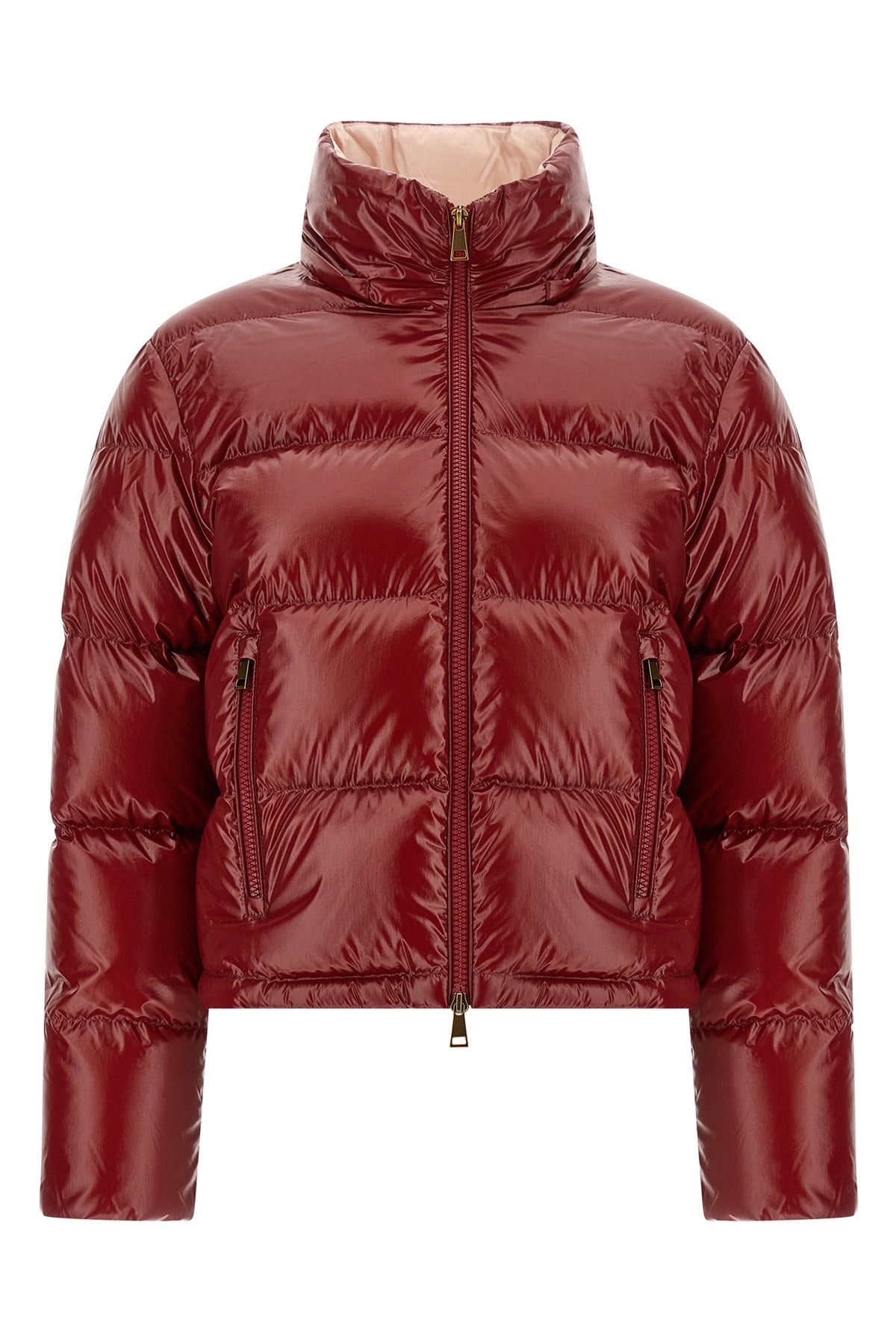 the moncler niveole short down jacket redefines the codes of outerwear through