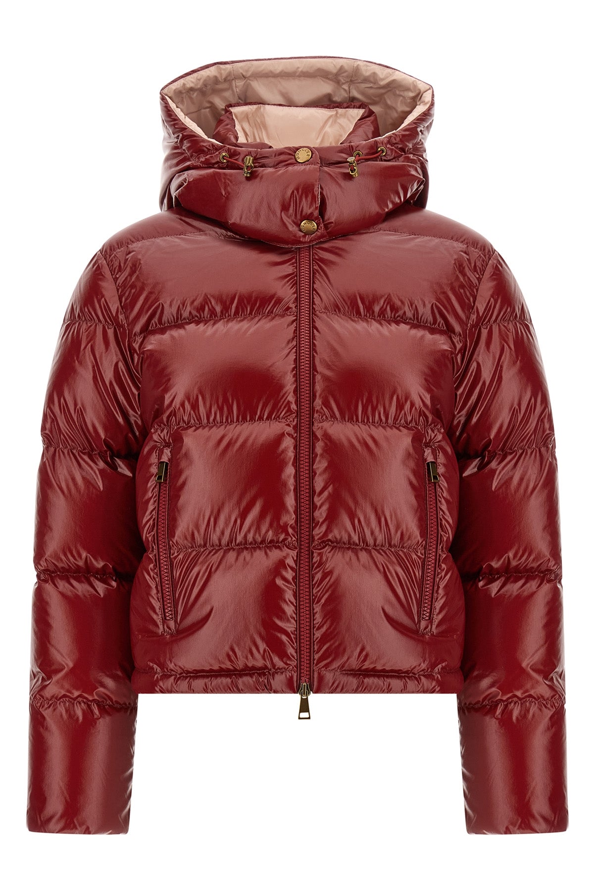 the moncler niveole short down jacket redefines the codes of outerwear through