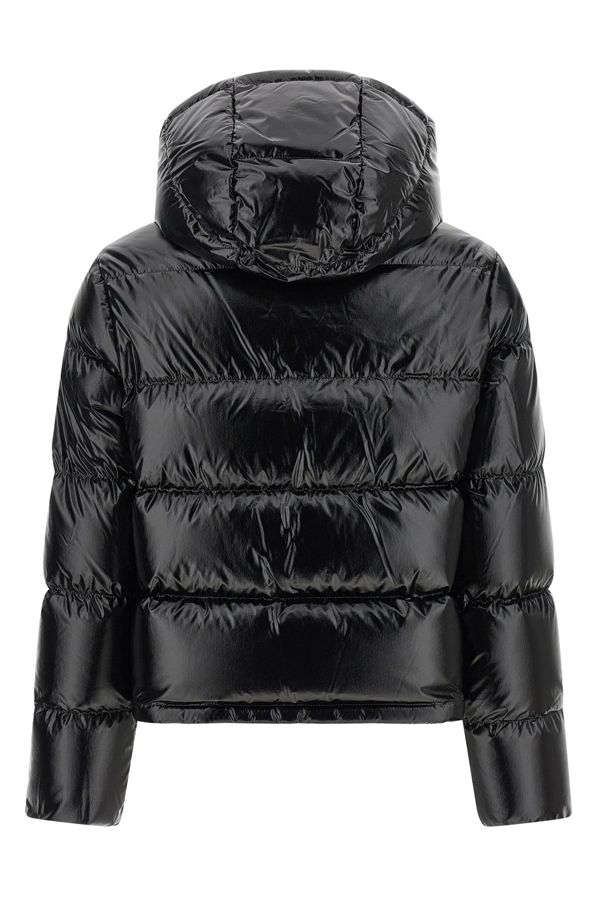 the moncler niveole short down jacket redefines the codes of outerwear through