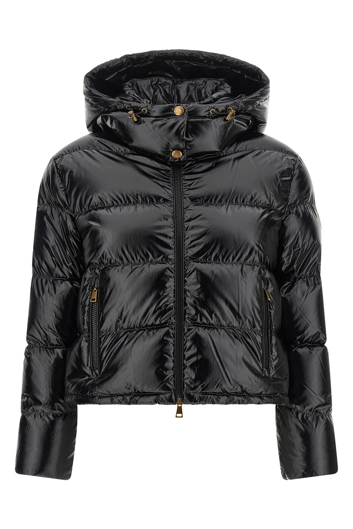the moncler niveole short down jacket redefines the codes of outerwear through
