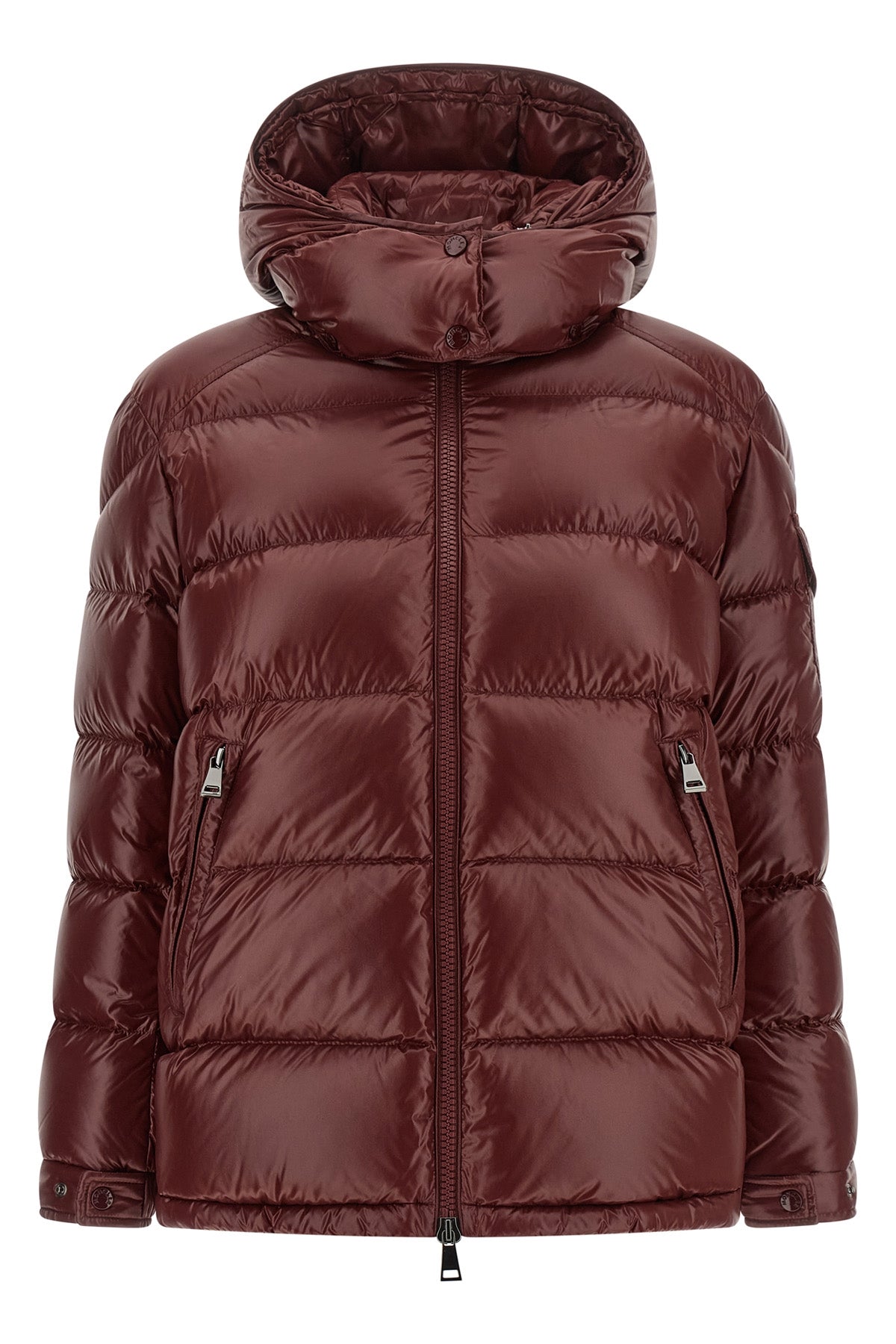 the moncler maire down jacket defines contemporary outerwear through a precise