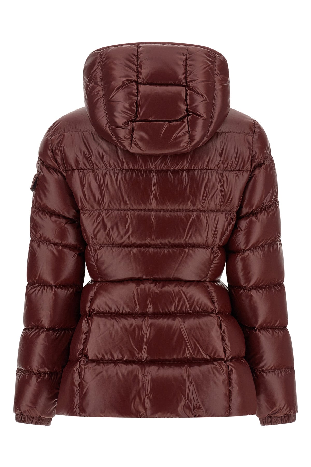 the moncler barante down jacket redefines the volumes of outerwear through a h