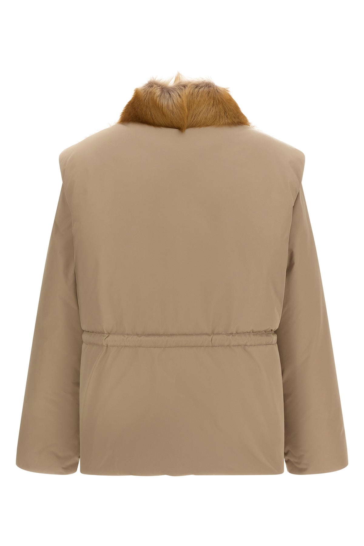 the moncler blaireau down jacket features a modular 2-in-1 construction