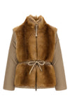 the moncler blaireau down jacket features a modular 2-in-1 construction