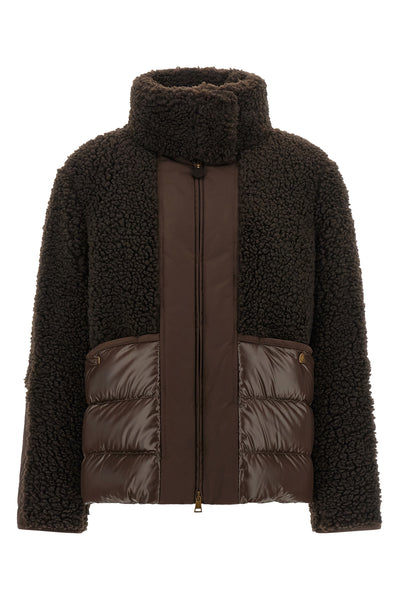 the moncler glorieux short down jacket redefines the volumes of outerwear thro