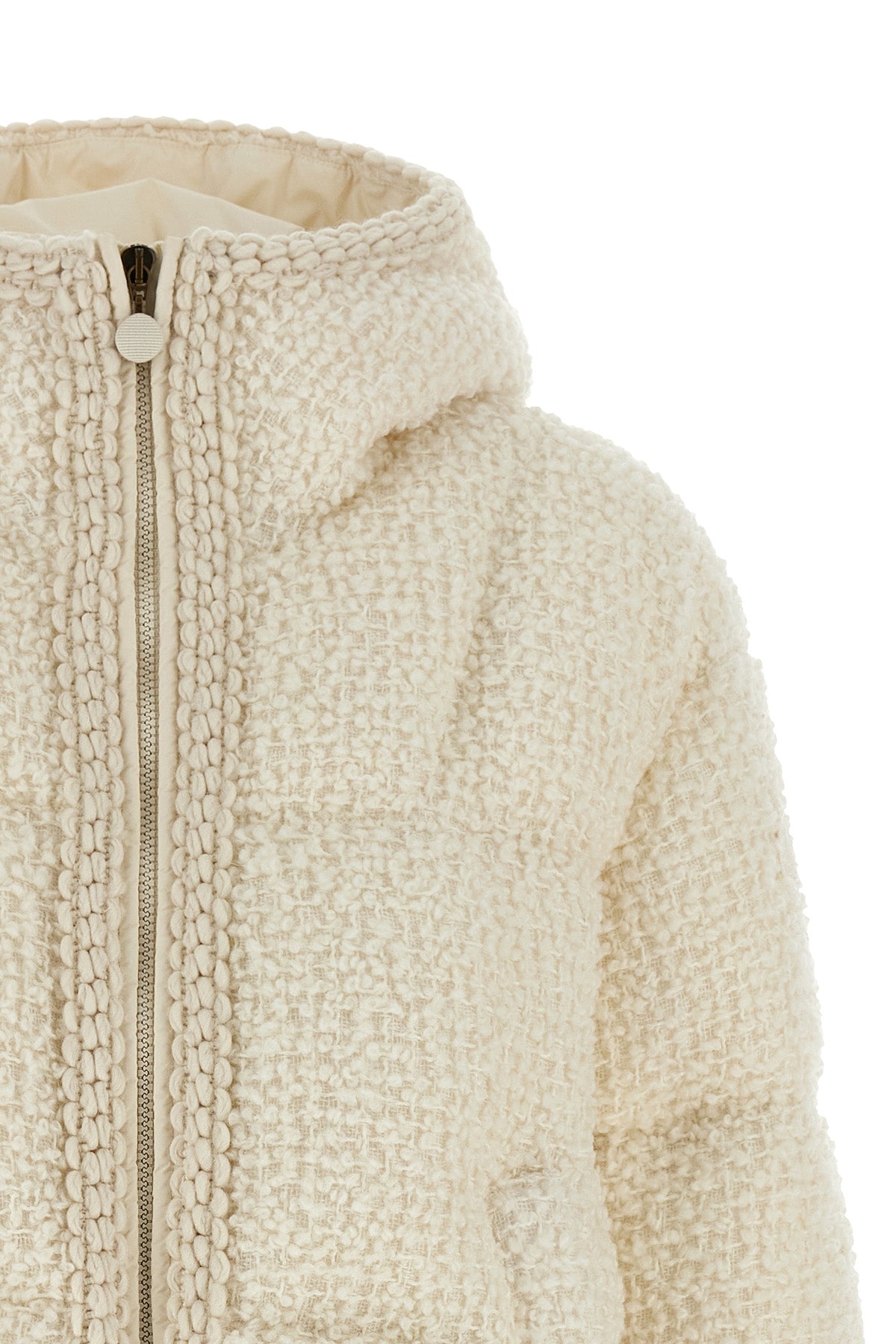 the moncler cristallin short down jacket redefines outerwear through a sophist