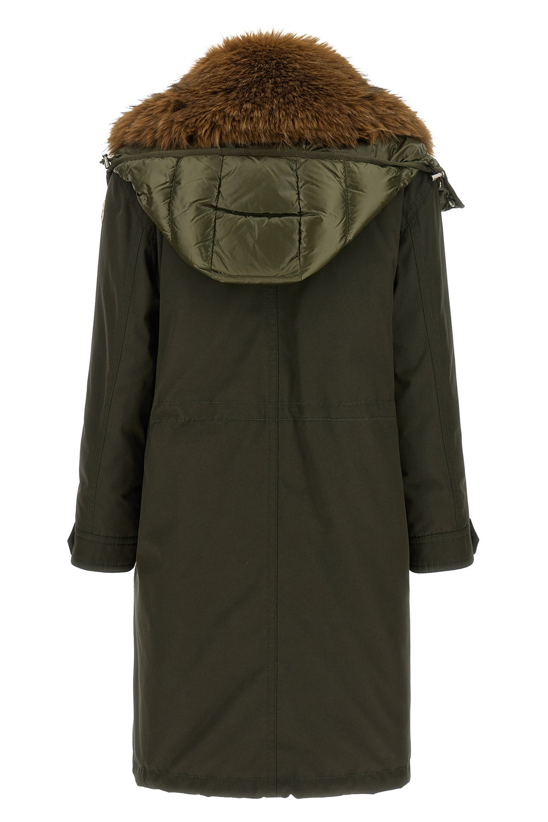 MONCLER 0 the moncler halicte long parka redefines outerwear through a structured silhou