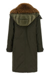 the moncler halicte long parka redefines outerwear through a structured silhou