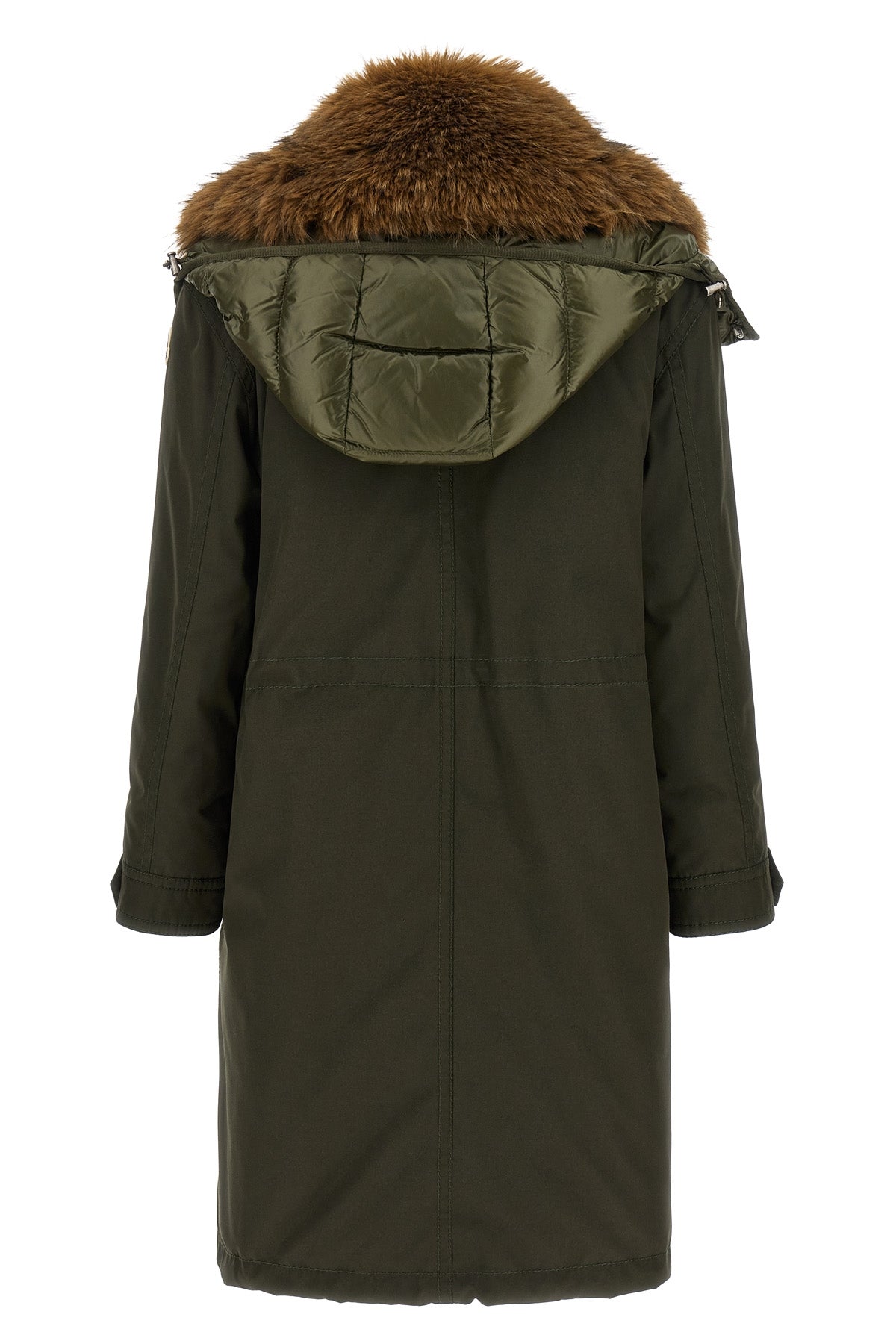 the moncler halicte long parka redefines outerwear through a structured silhou