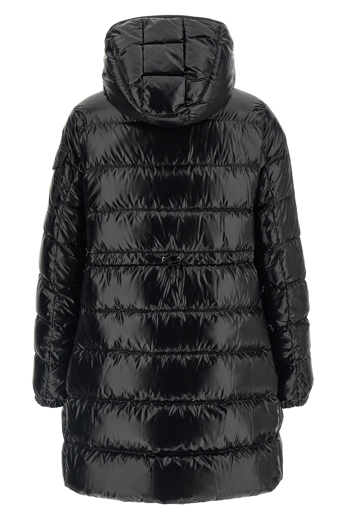 the moncler courcelles long down jacket defines contemporary outerwear through r