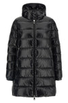 the moncler courcelles long down jacket defines contemporary outerwear through r