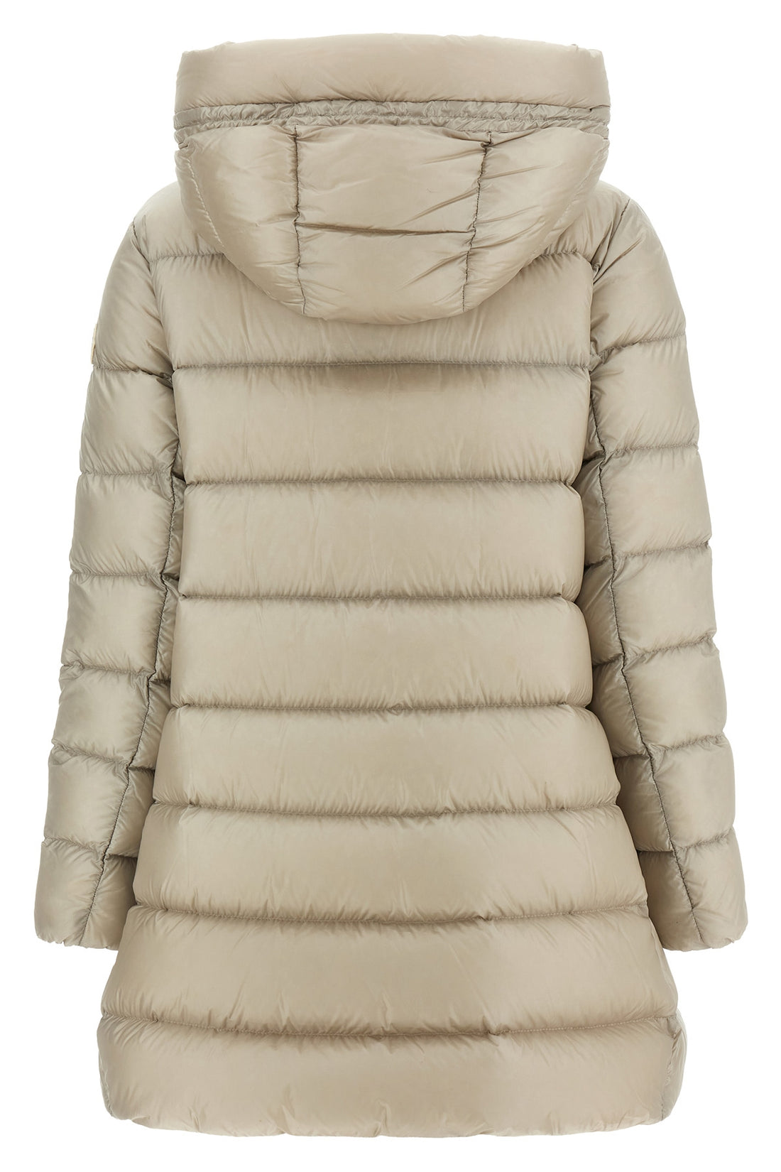 MONCLER 0 the moncler suyen midi down jacket redefines the codes of outerwear through a