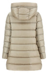 the moncler suyen midi down jacket redefines the codes of outerwear through a