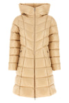 the moncler marusse down jacket redefines the volumes of outerwear through a rig