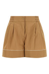 moncler shorts redefine casual wear through a tailor-made construction in cotton