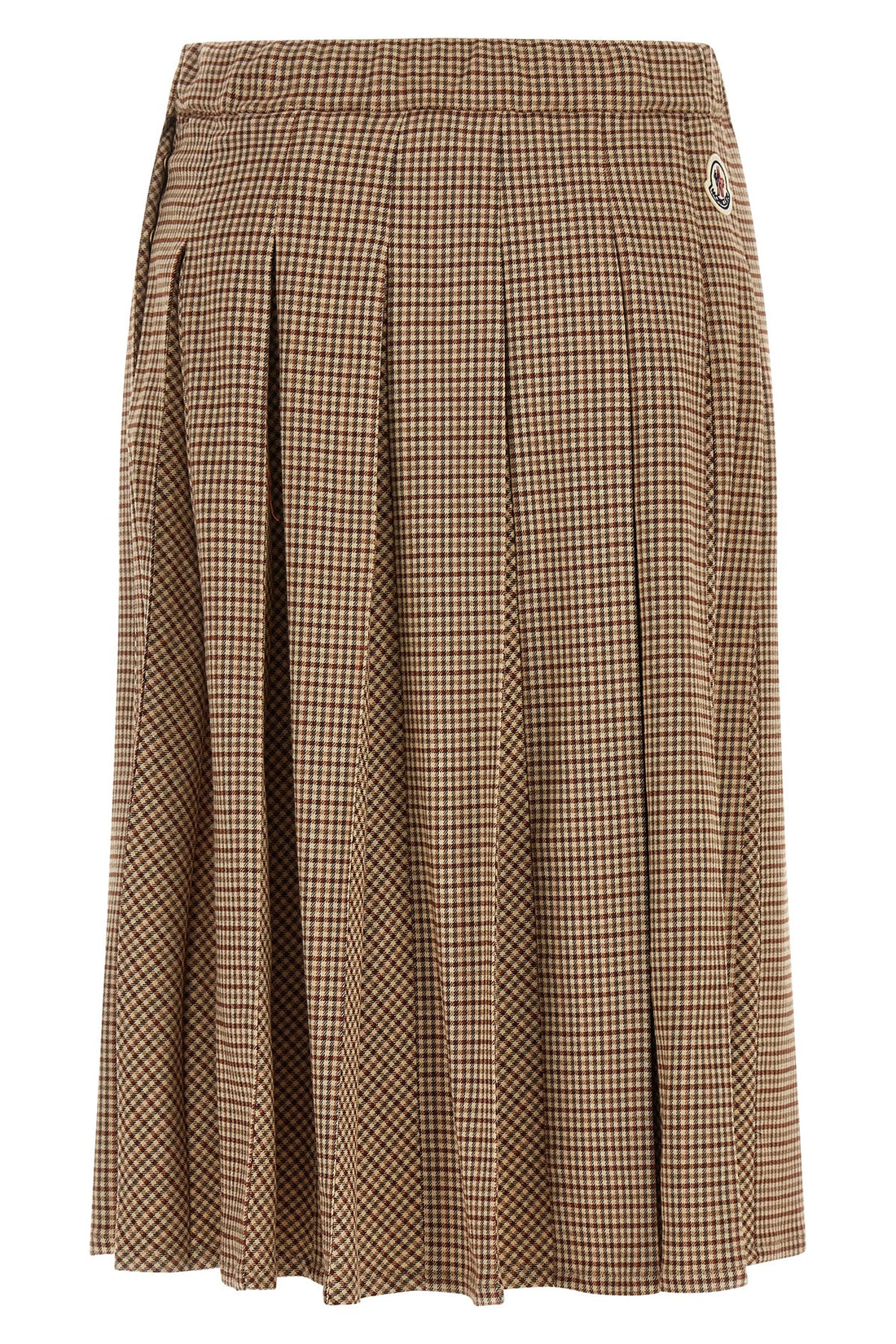 MONCLER 38 the moncler midi skirt defines a new everyday elegance through a softly pleated