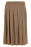 the moncler midi skirt defines a new everyday elegance through a softly pleated