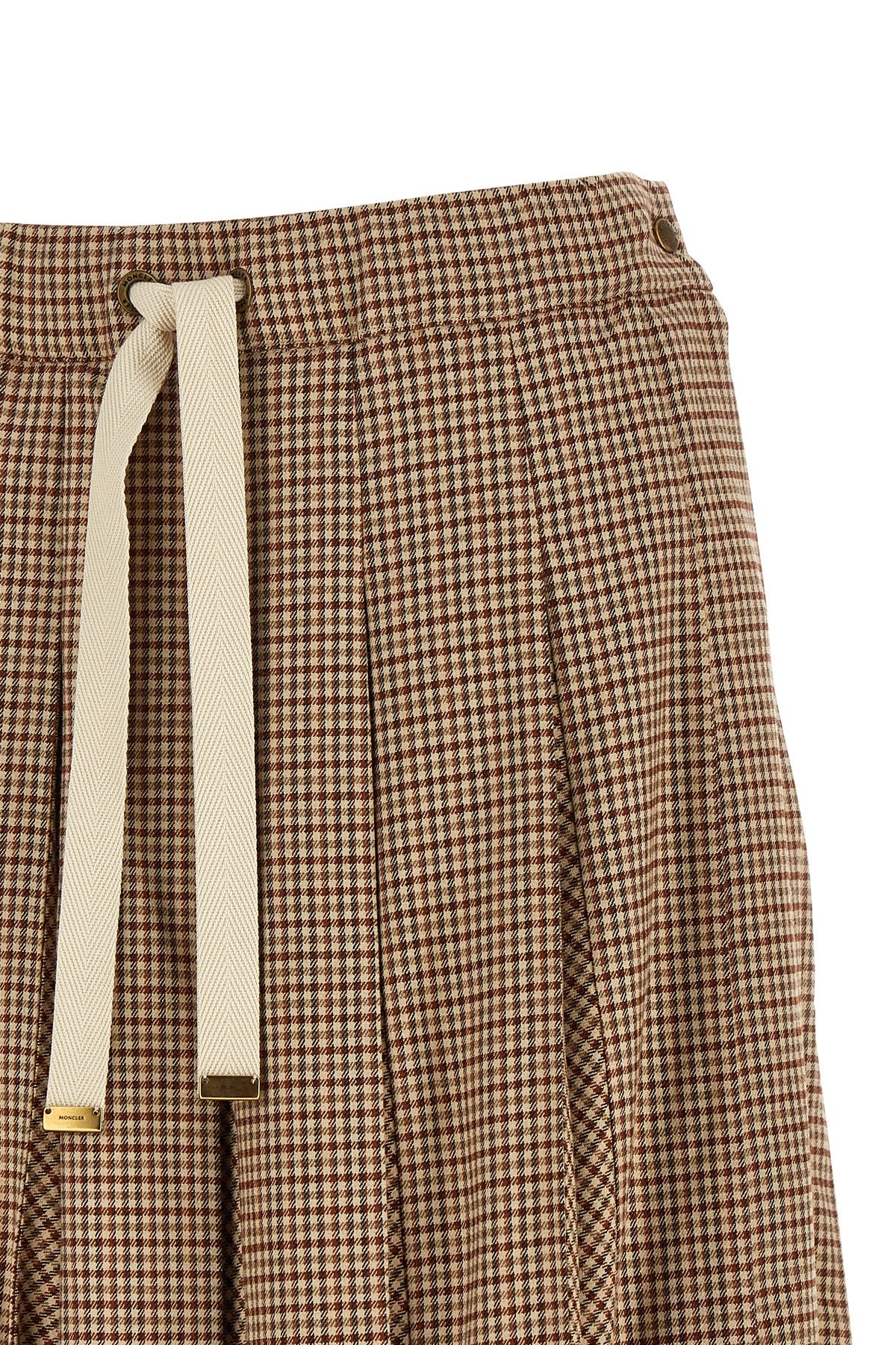 the moncler midi skirt defines a new everyday elegance through a softly pleated